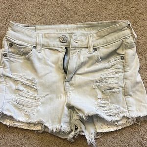 American Eagle jean shorts size 0